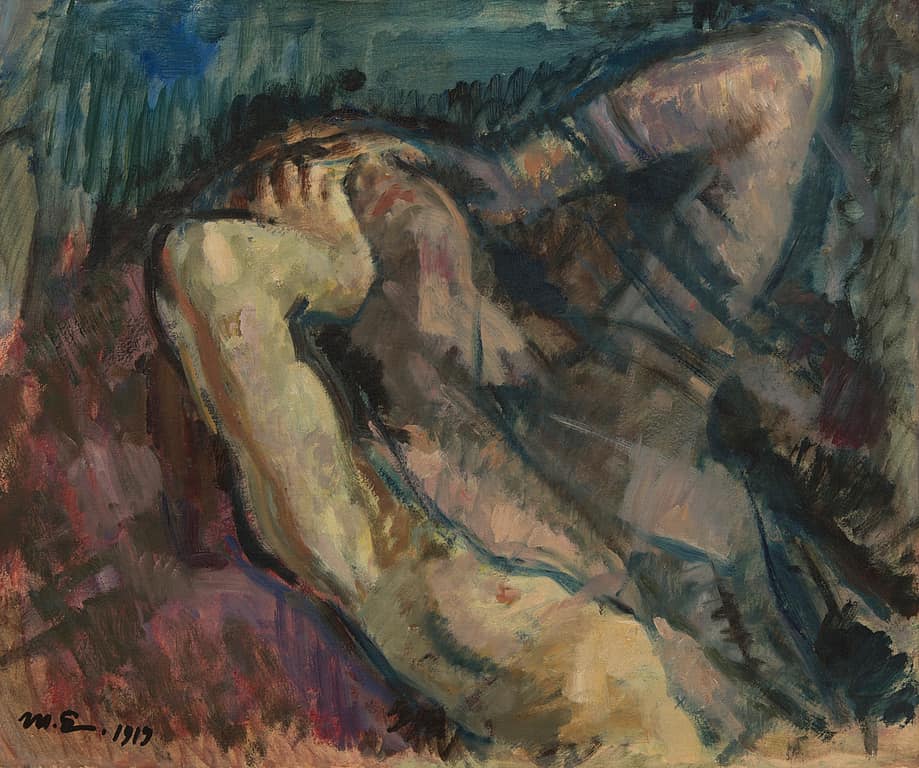 Painting by Magnus Enckell: "Despair".