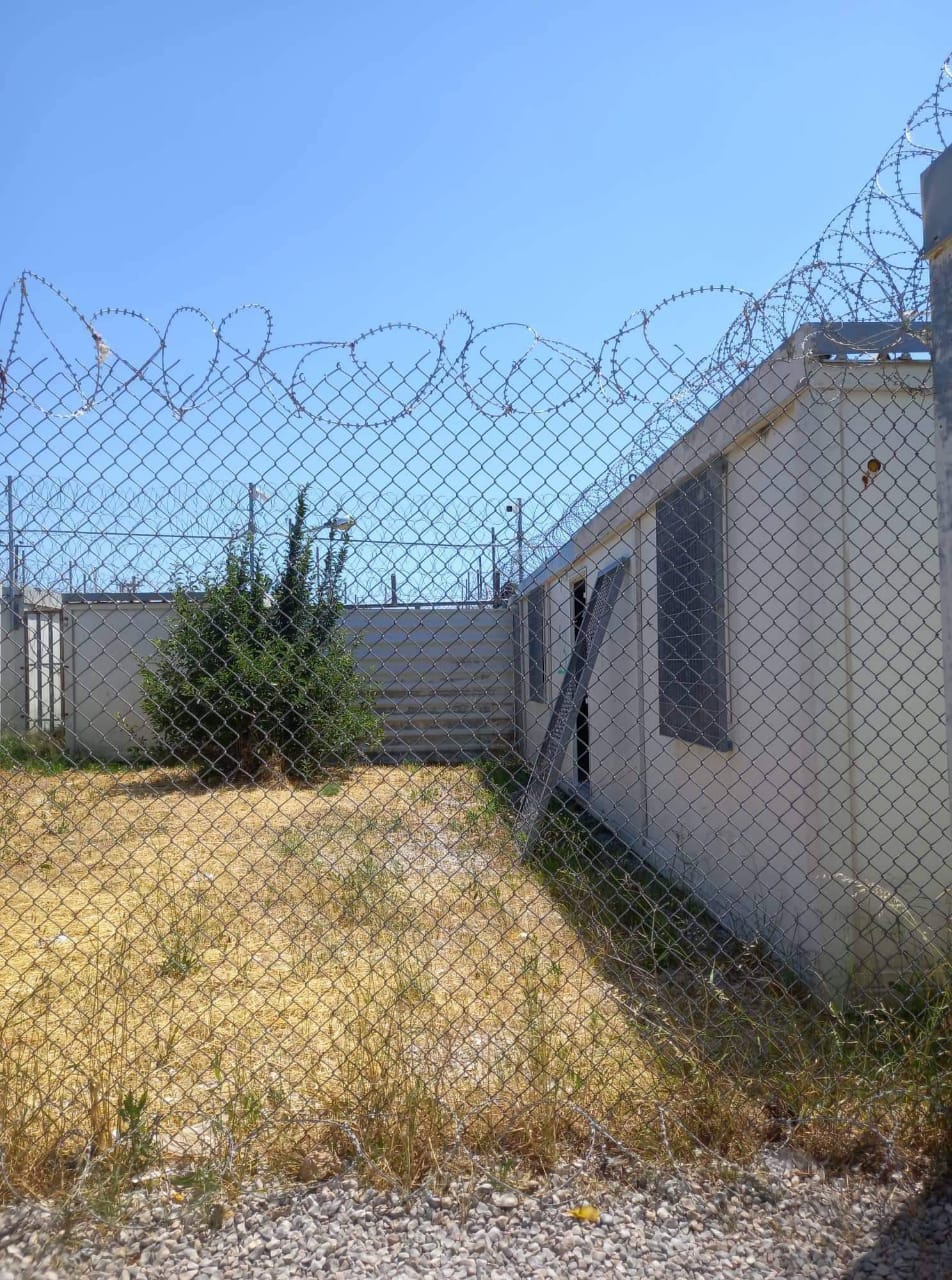 Fence, Amygdaleza Pre-removal Detention Centre