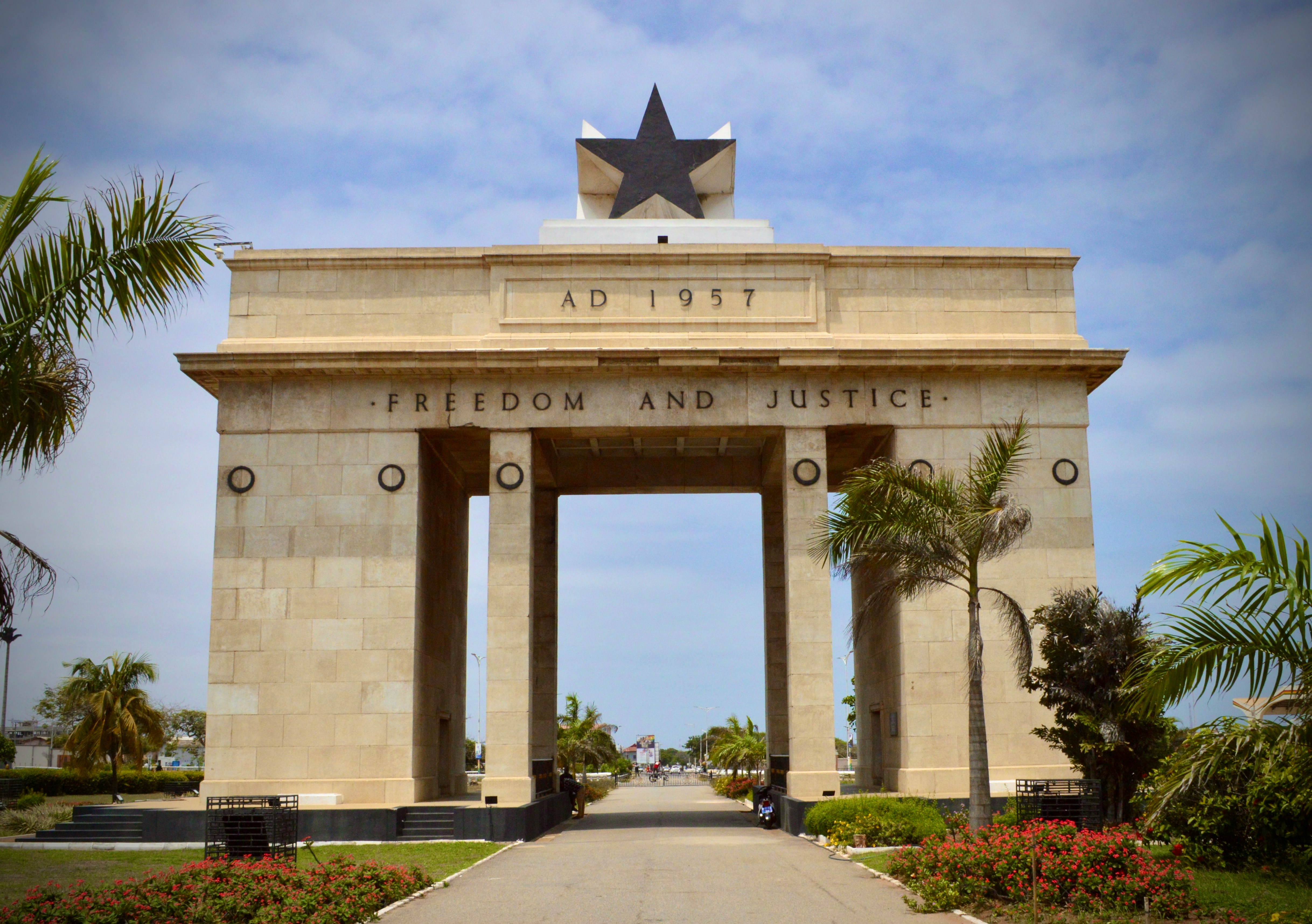The Black Star Gate in Accra, Ghana