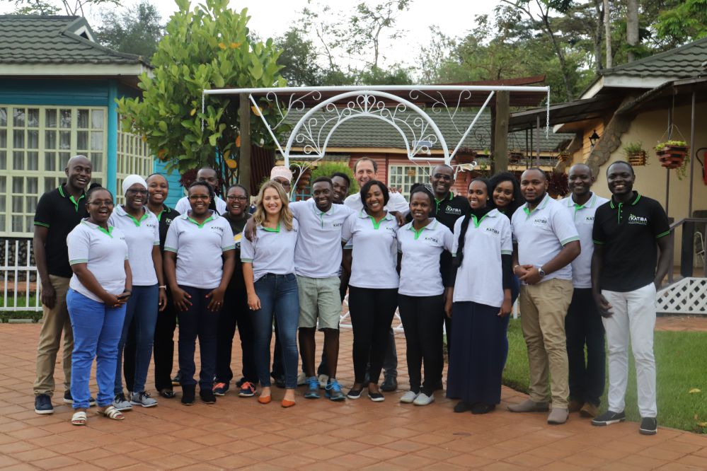Photo of the team at the Katiba Institute, Kenya