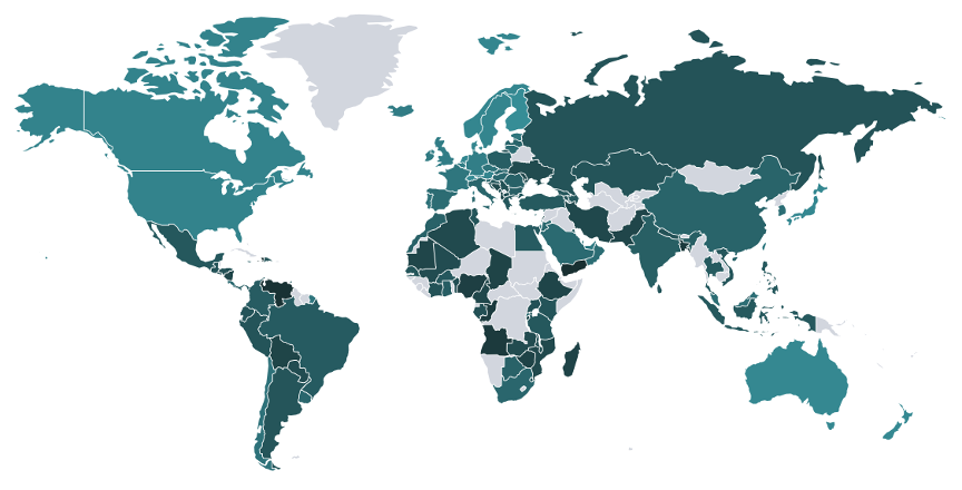 International Property Rights (IPR) Index 2020 by Country