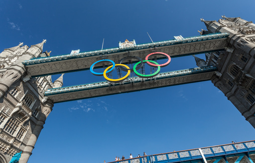 Tower Bridge Olympics Rings