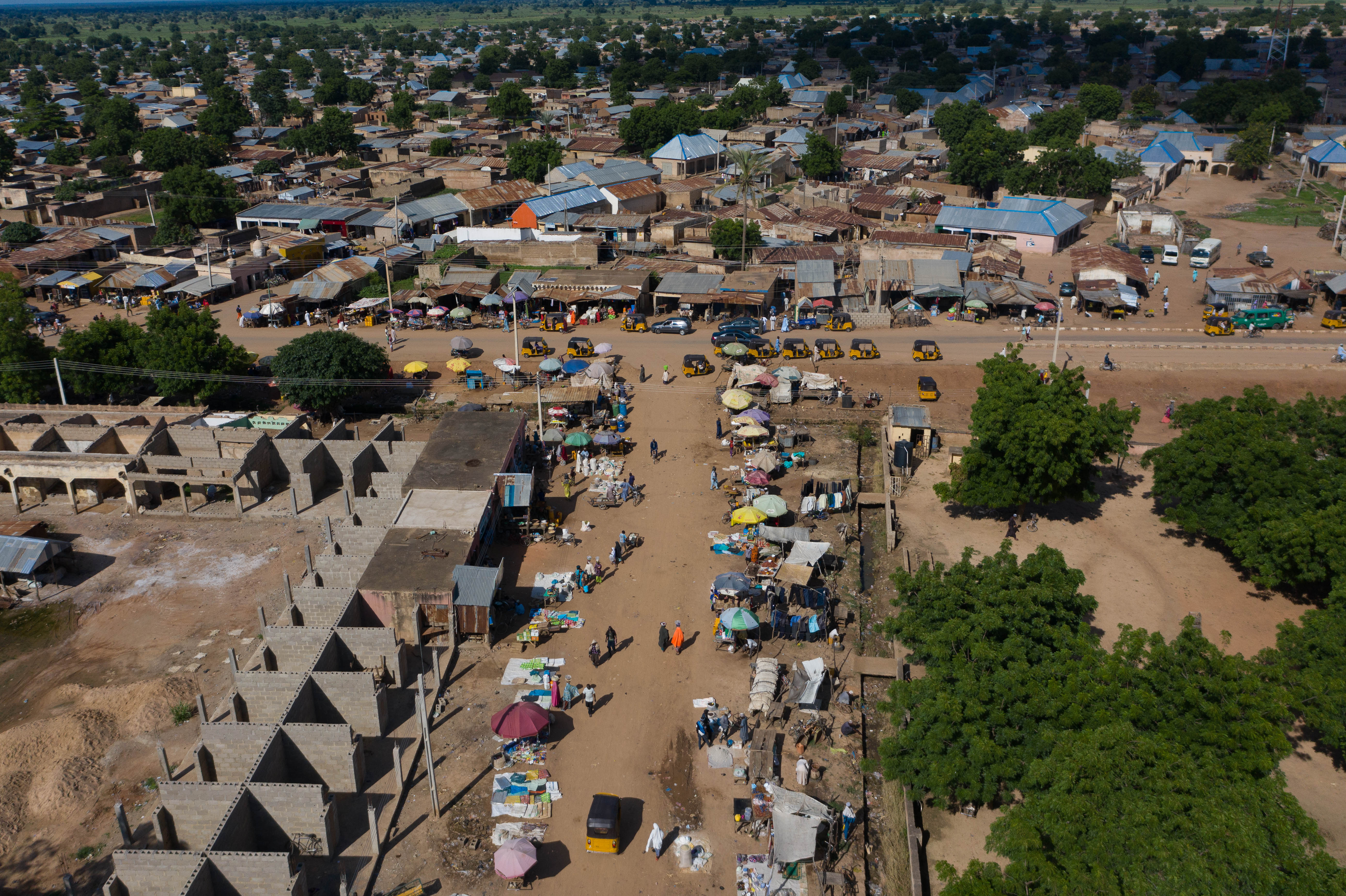 photo of a street in Nigeria 