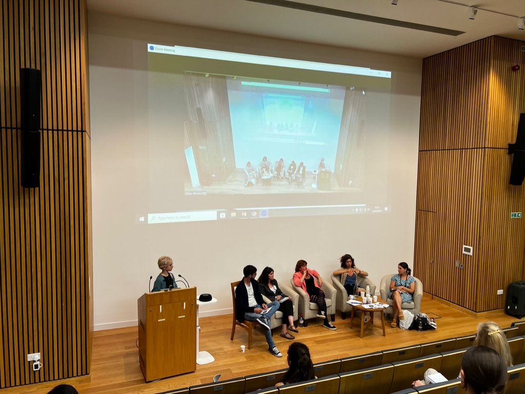 photo from a panel at the conference
