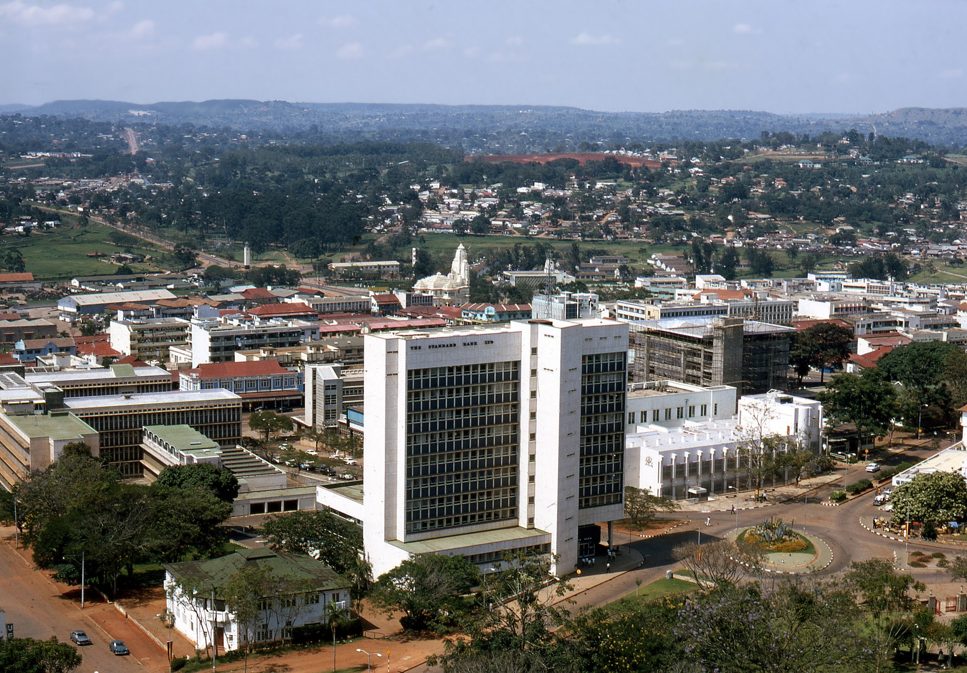 Overlooking the Ugandan capital city, Kampala