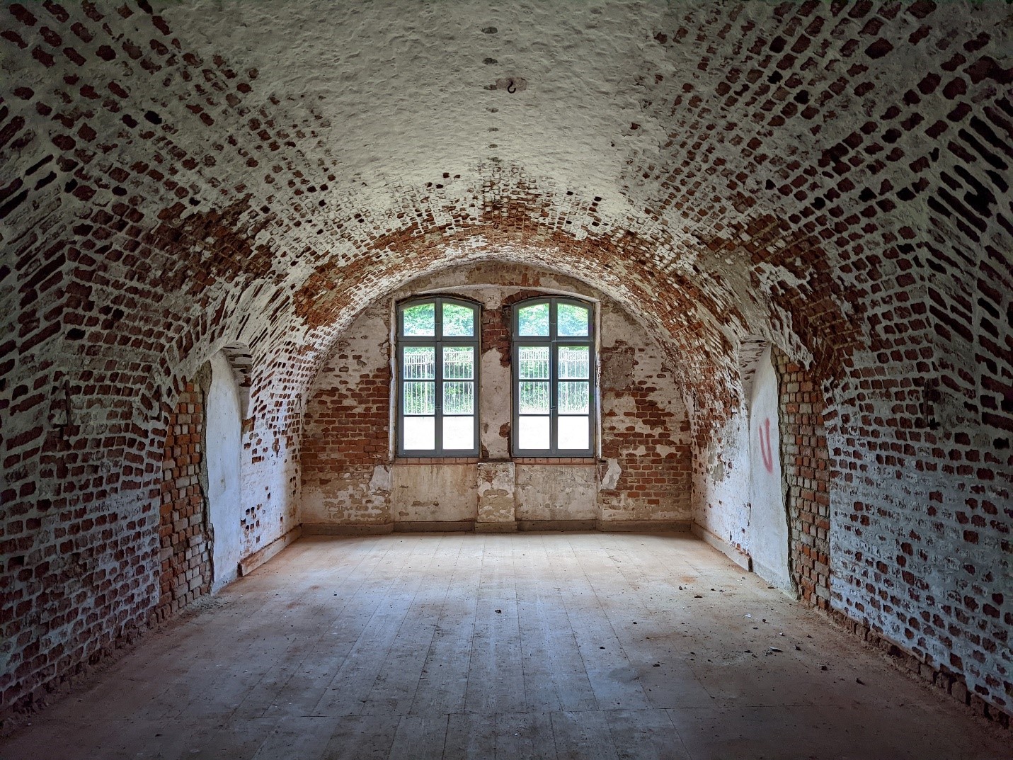 a cell in an old building