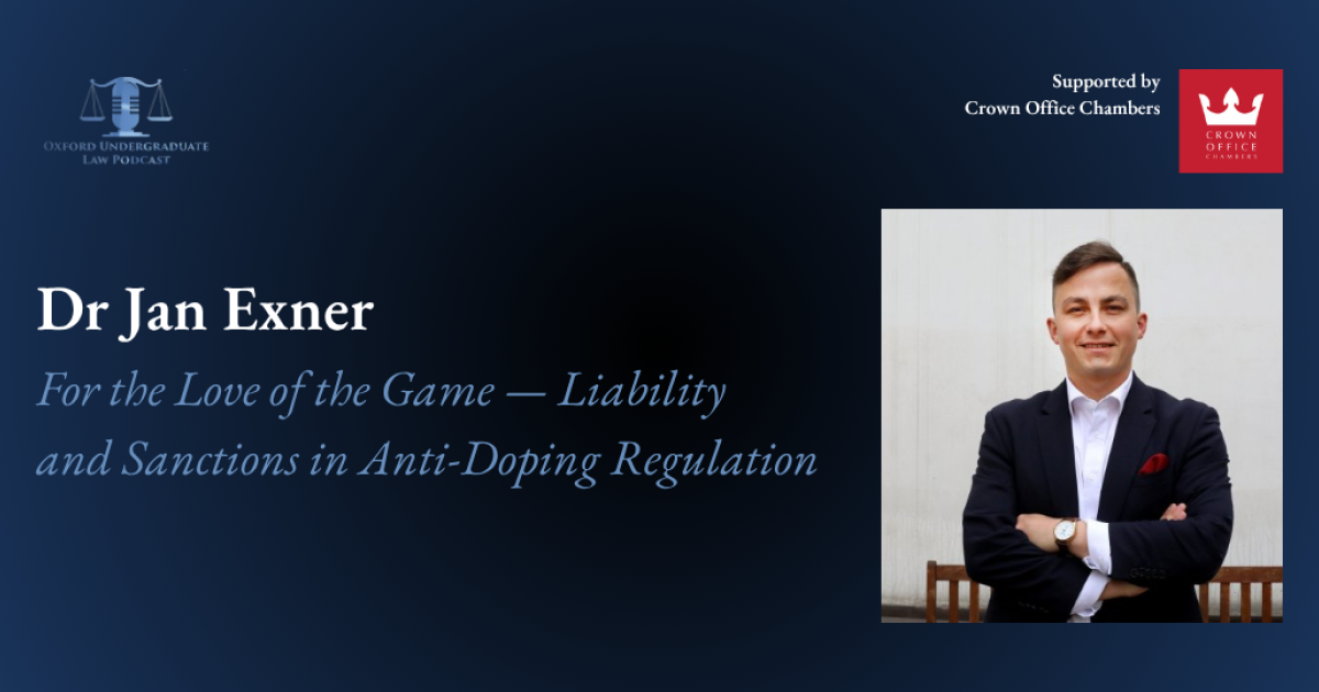 [PODCAST] For the Love of the Game — Liability and Sanctions in Anti ...