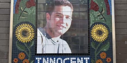 memorial placard of Jean Charles de Menezes