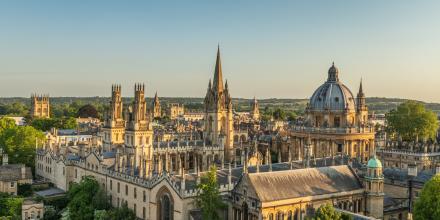 Oxford skyline featuring University buildings