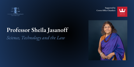 Thumbnail for the podcast episode featuring a photo of Professor Jasanoff.