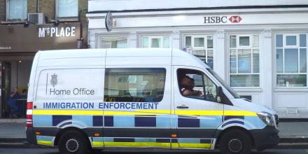 photo of a UK Home office van