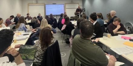 Attendees at the Health Data Privacy workshop