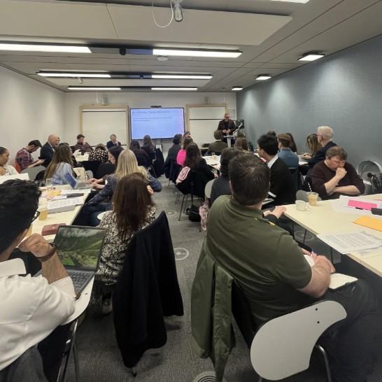 Attendees at the Health Data Privacy workshop