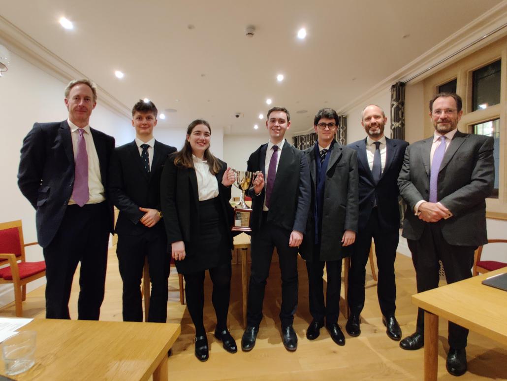 Judges and finalists at the event